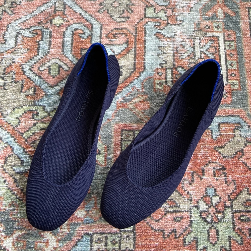 Rothy’s square toe flat